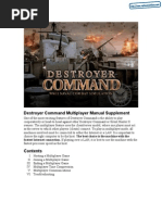 Destroyer Command - Multiplayer Supplement - PC