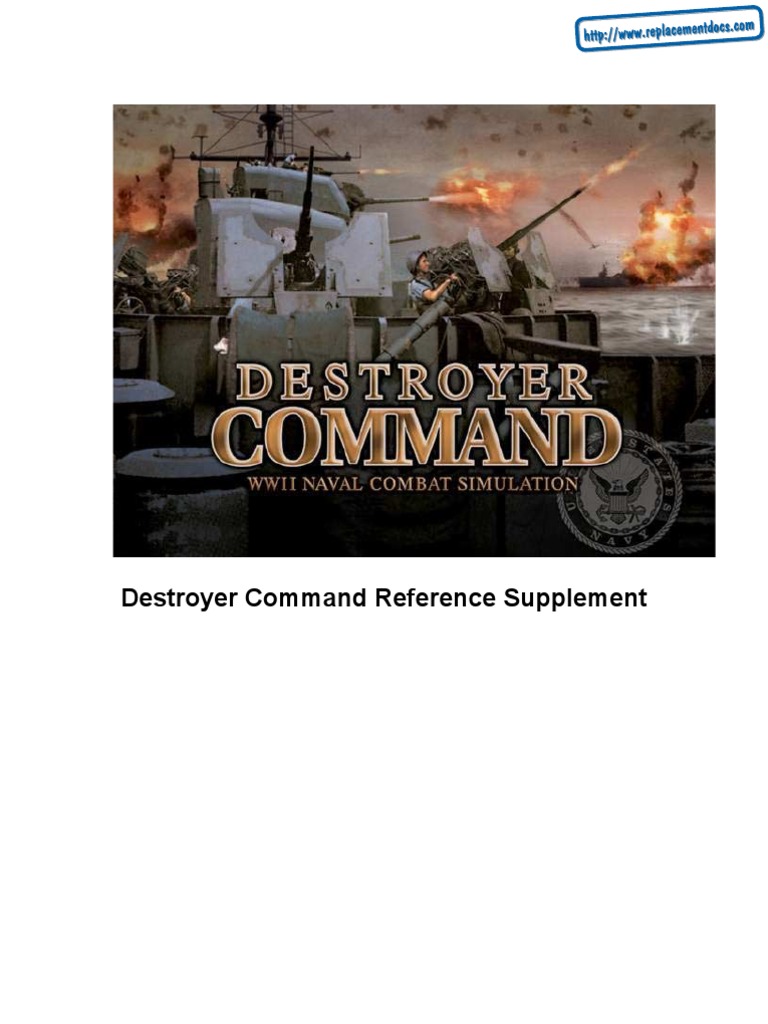 Destroyer Command - Reference Supplement - PC | PDF | History