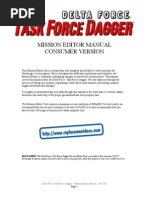 Delta Force 4 - Task Force Dagger - Mission Editor Manual - PC