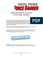 Delta Force 4 - Task Force Dagger - Mission Editor Manual - PC