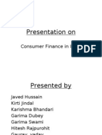 30326810 Presentation on Consumer Finance