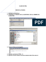 Clase de HTML