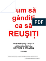 Cum Sa Ganditi CA Sa Reusiti