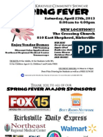 Kirksville Chamber of Commerce's Spring Fever, Saturday, April 27, 2013
