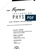 Feynman - Fizica Moderna - Vol. I - Mecanica, Radiatia, Cald