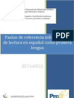 Pautas de Referencia Lectura