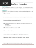Download Blue Planet - Frozen Seas Worksheet by James Dauray SN133644742 doc pdf