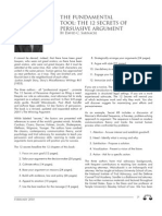 The Fundamental Tool: The 12 Secrets of Persuasive Argument: by David C. Sarnacki