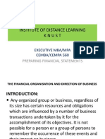 Preparing Financial Statements