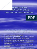 Communication & Presentation Skills: Oral Skills & Spoken English
