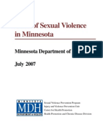 Minnesota on Cost of Child Abuse and Neglect Data