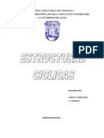 Estructuras cíclicas: For, While y Do While