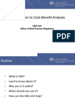 Introduction To Cost-Benefit Analysis (CBA)