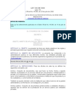 LEY 594 de 2000 Dicta Ley General de Archivos - Copia
