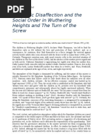 Download Domestic Disaffection and the Social Order in Wuthering Heights and The Turn of the Screw by Voog SN13367314 doc pdf
