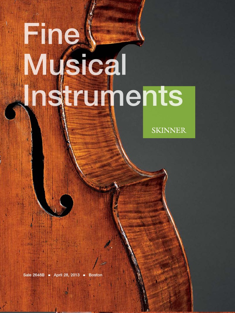 Fine Musical Instruments - Skinner Auction 2648B | PDF | Saxophone ...