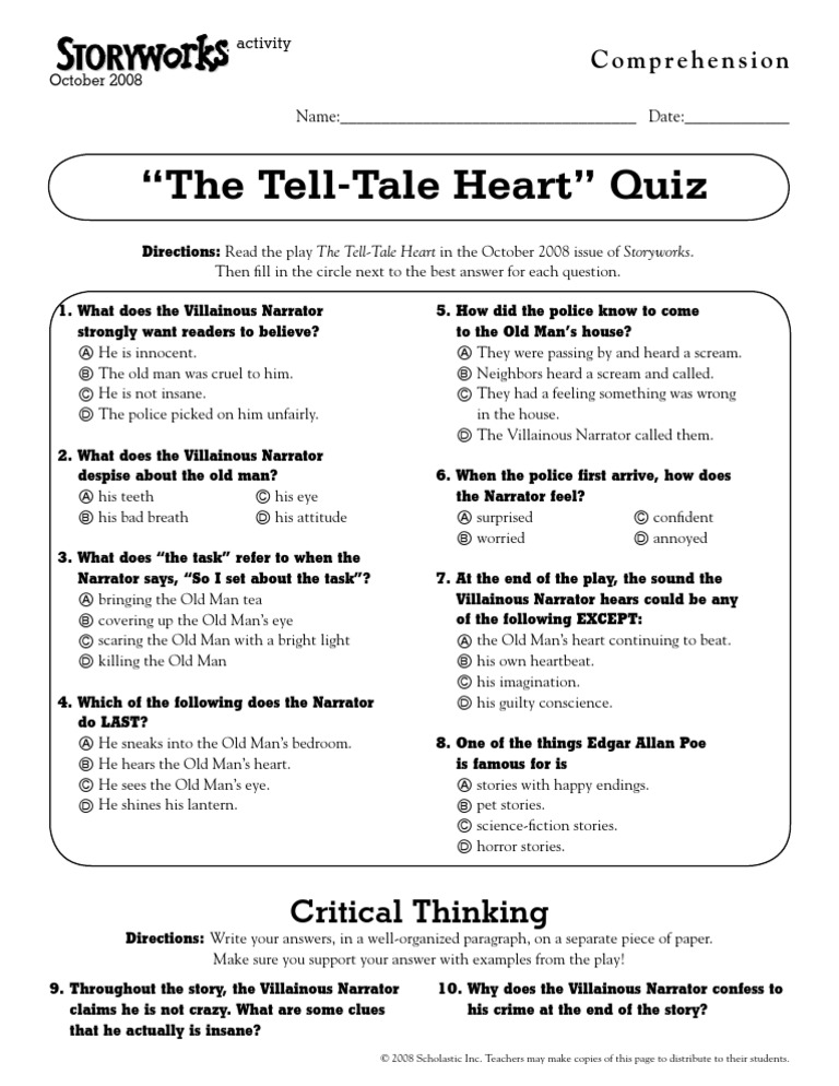 The Tell Tale Heart