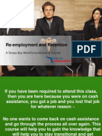 Re-Employment and Retention: A Tampa Bay Workforce Alliance E-Course