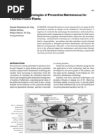 Advanced Technologies of Preventive Maintenance For Thermal Power Plants