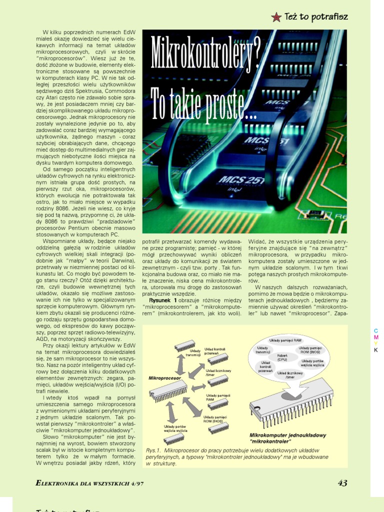 Programowanie Mikrokontrolera 8051 Kurs EdW | PDF