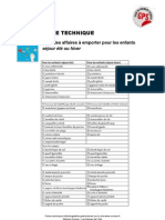FT - Affaires de Voyage Pour Enfants Fee - Fiche Technique - Editions Scrineo PDF