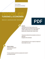Modelización de Los Flujos Turísticos Hacia La Argentina A Partir de La Determinación Del Tipo de Cambio Real Multilateral Del Turismo (1995-2008)