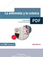 La Entevista y La Cronica - Libro PDF
