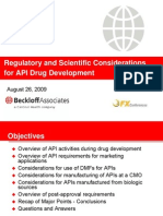  API Drug Development 082609