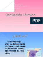 Oscilación Térmica