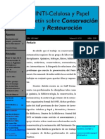 Boletin Conservacion