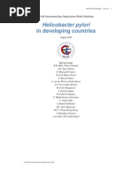 WHO  Helicobacter Pylori in Developing Countries En