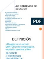 Presentacion Blogger