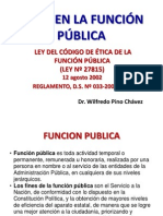 Código de Ética de La Función Pública