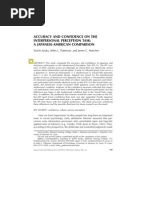 Accuracy and Confidence On The Interpersonal Perception Task