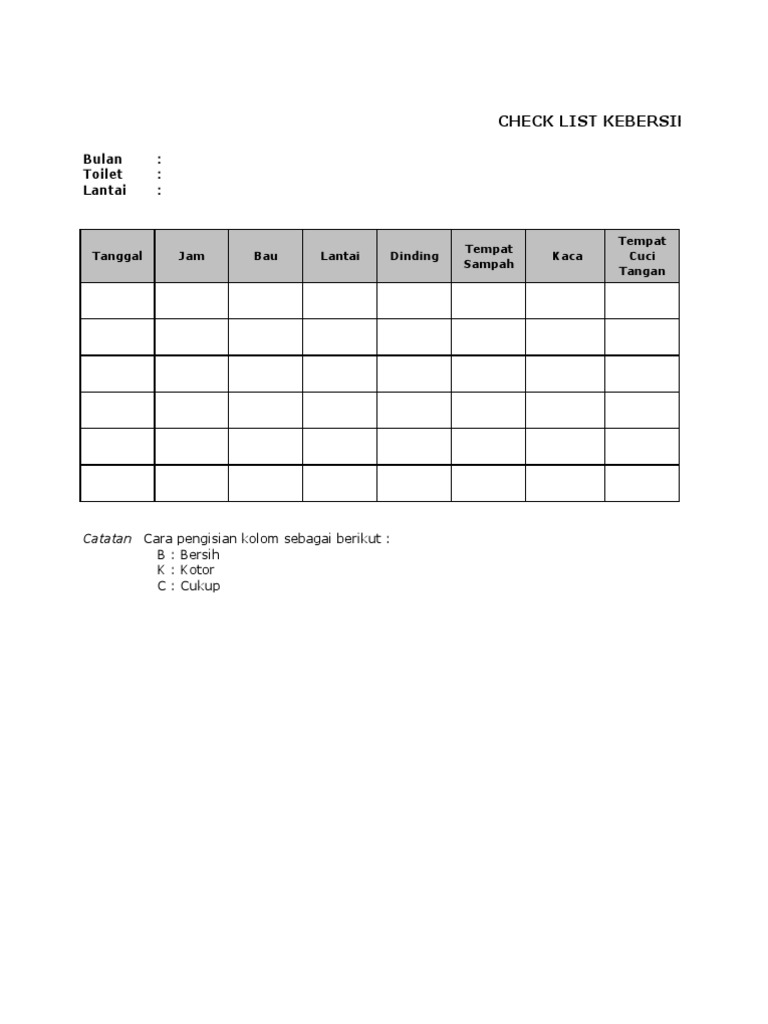 Checklist kebersihan toilet.xls