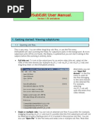 DVDSubEdit Manual