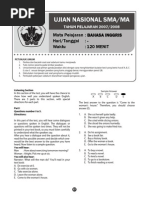 Soal UN Bahasa Inggris 2008 + PEMBAHASAN