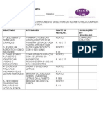 Roteiro - 2ºano - Alfabeto
