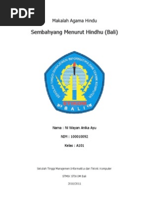 Makalah Agama Hindu