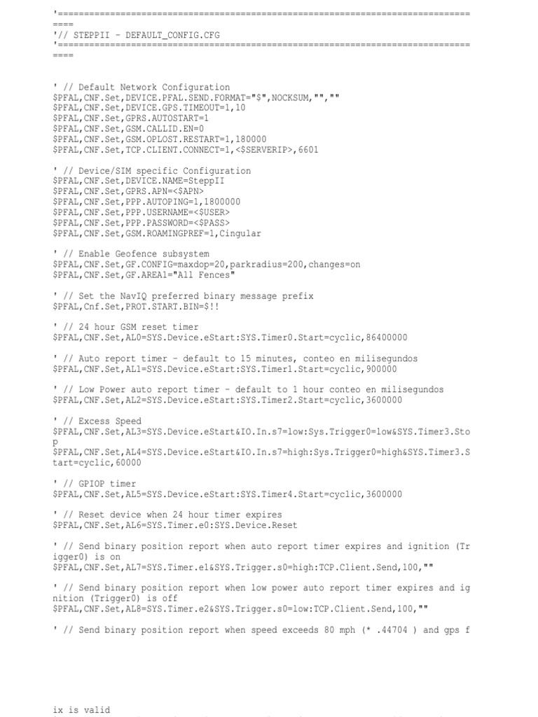SteppII Device Configuration Guide | PDF | General Packet Radio Service ...