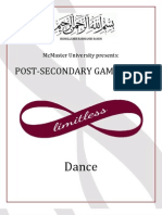 McMaster PSG Dance Competition Rules