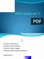 What Shape Am I Game