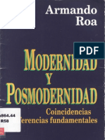 Roa Armando Modern Y Posmodernidad