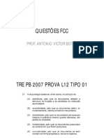 Antoniovictor Arquivologia Completo 077 Exercicios Fcc