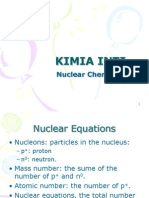 Kimia Inti: Nuclear Chemistry