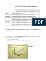 4.4 Relevant Definitions in The Risk Management Process: Risk Severity X Probability (X Detectability)