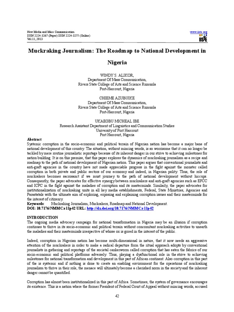 Muckraker intelligence overview