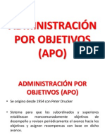 Administracion Por Objetivos - APO