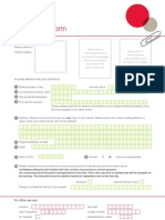 IELTS Application Form 2012