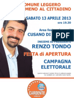 Manifesto 70x100 Campagna Elettorale